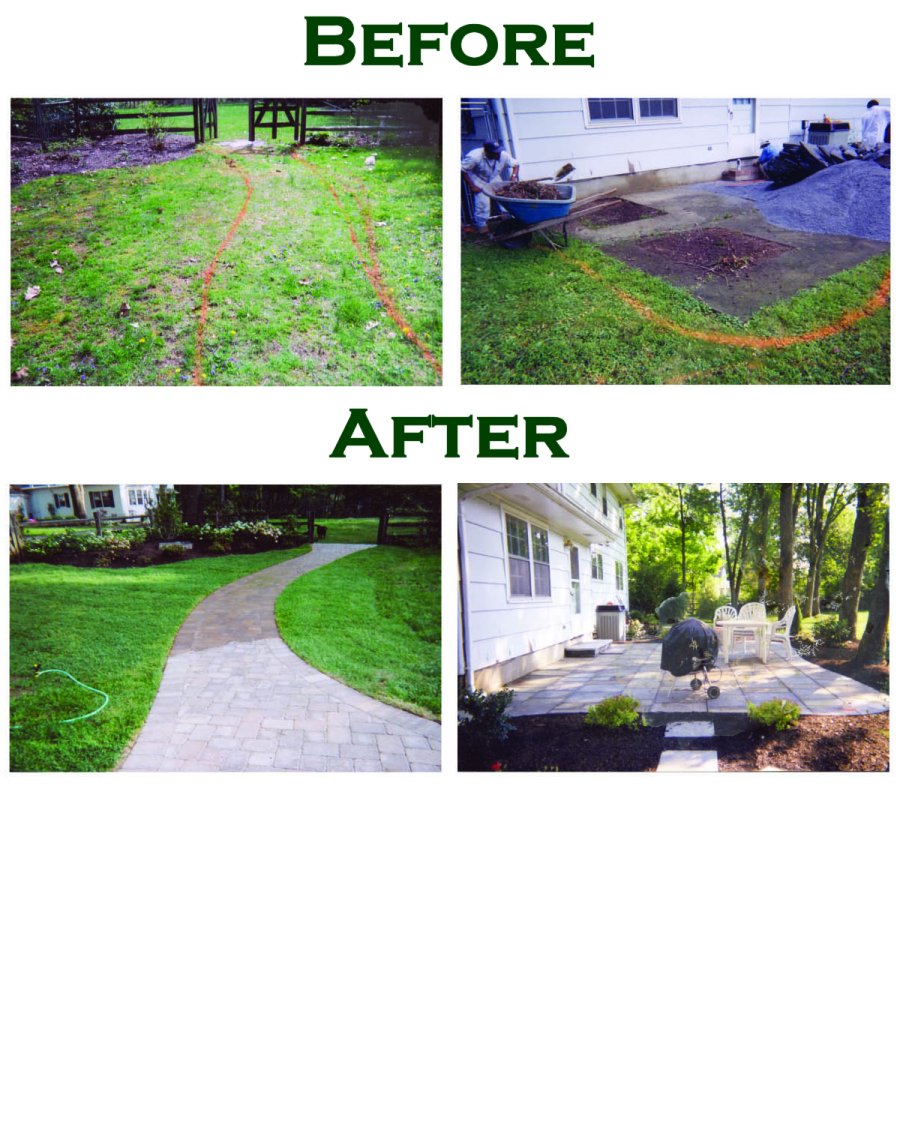 Before and After by Complete Landscape Design