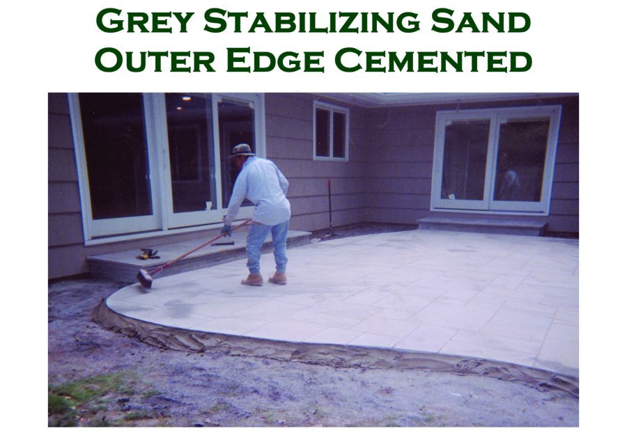 Grey Stabilizing Sand by Complete Landscape Design