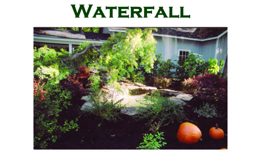 Waterfall by Complete Landscape Design